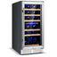 Giantex 15'' 30 Bottle Dual Zone Wine Refrigerator | Fridge.com