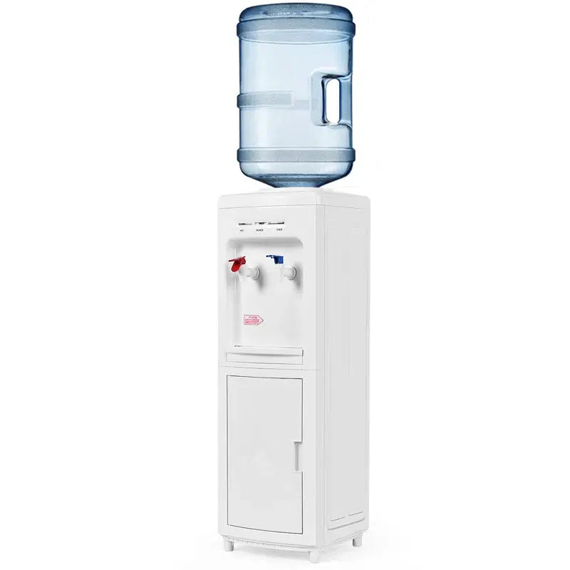 Giantex White Free Standing Top Loading Electric Water Dispenser | Fridge.com