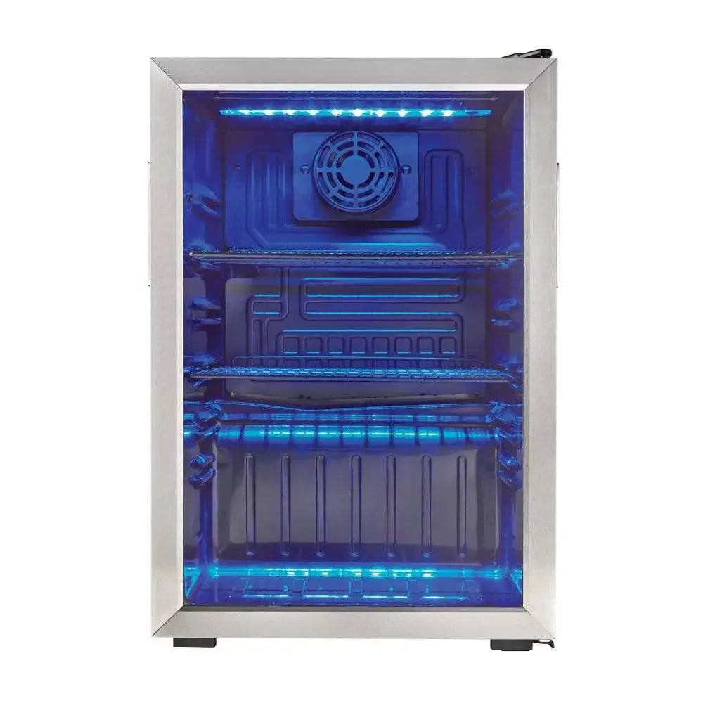 Danby 95 Can 2.6 Cu. Ft. Free Standing Beverage Center Mini Fridge W/ Glass Door | Fridge.com