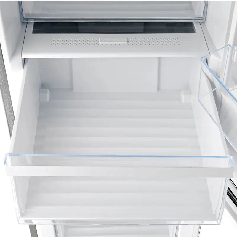 Guardia 46.8-Inch Side-By-Side Bottom Freezer Refrigerator Stainless Steel, 21.6 Cu.Ft. | Fridge.com