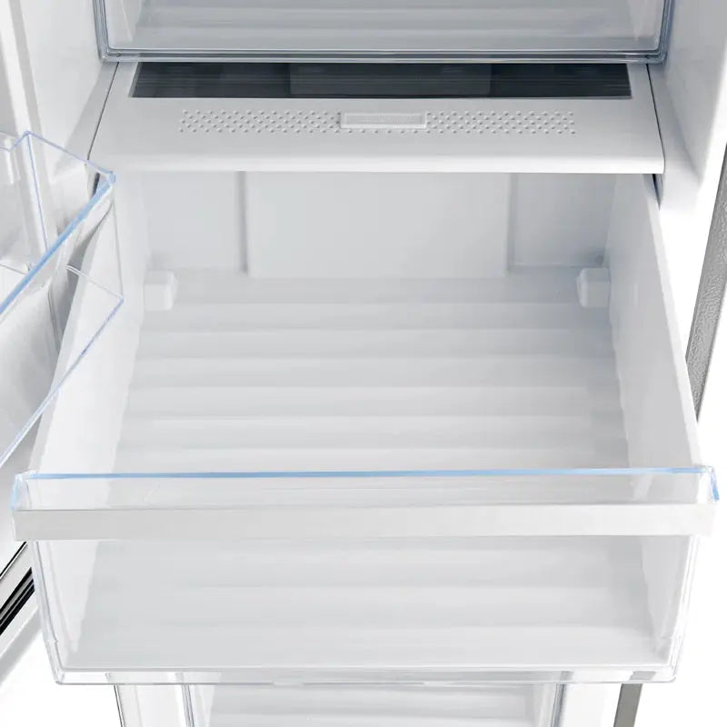 Guardia 46.8-Inch Side-By-Side Bottom Freezer Refrigerator Stainless Steel, 21.6 Cu.Ft. | Fridge.com