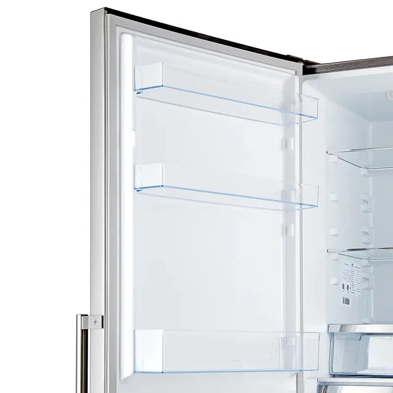 Guardia 46.8-Inch Side-By-Side Bottom Freezer Refrigerator Stainless Steel, 21.6 Cu.Ft. | Fridge.com