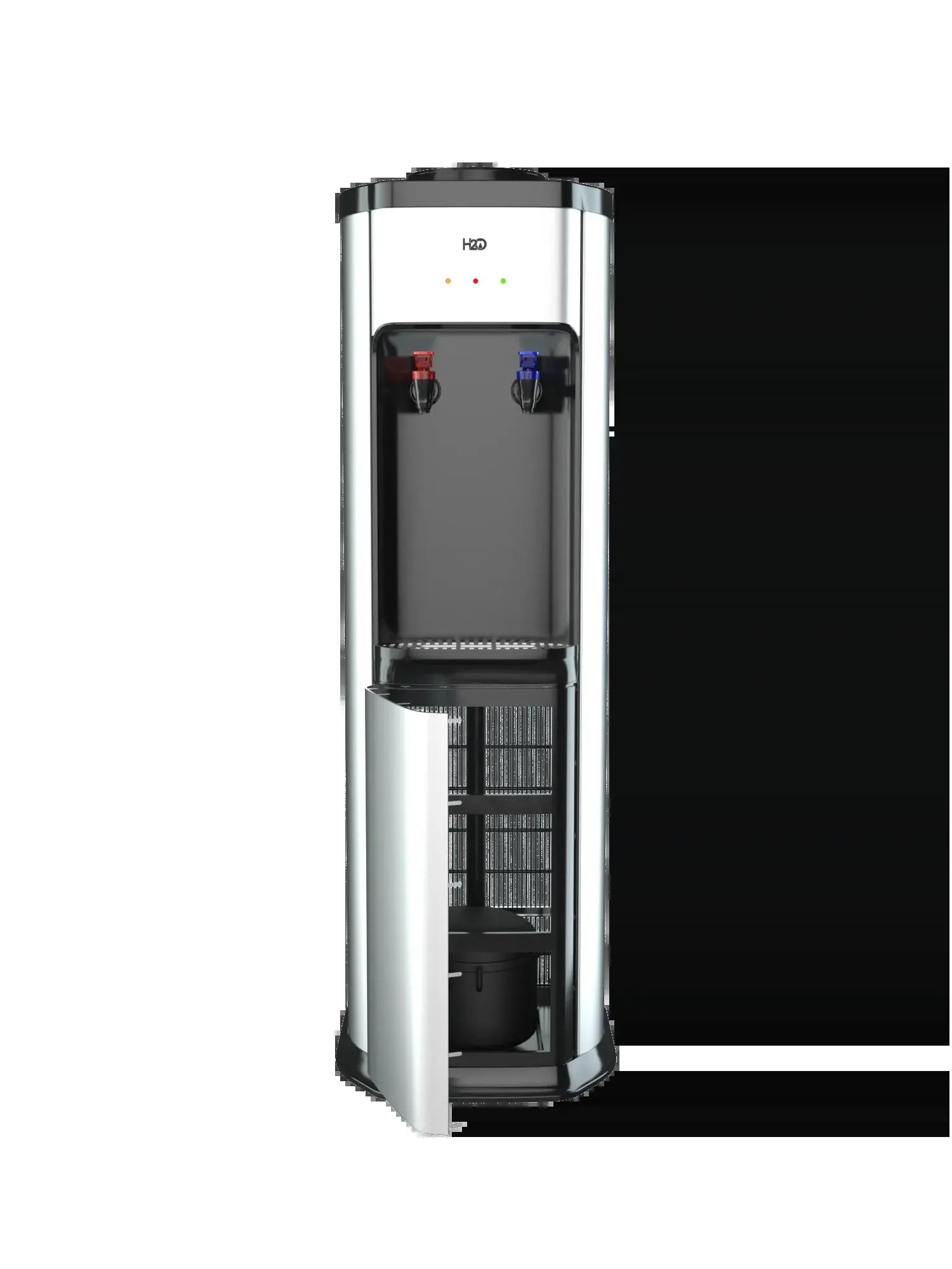 H2O-98 Top Load Water Dispenser in Black, Providing 40-48° F Cold Water, H2O, 40.5 Inch Height | Fridge.com