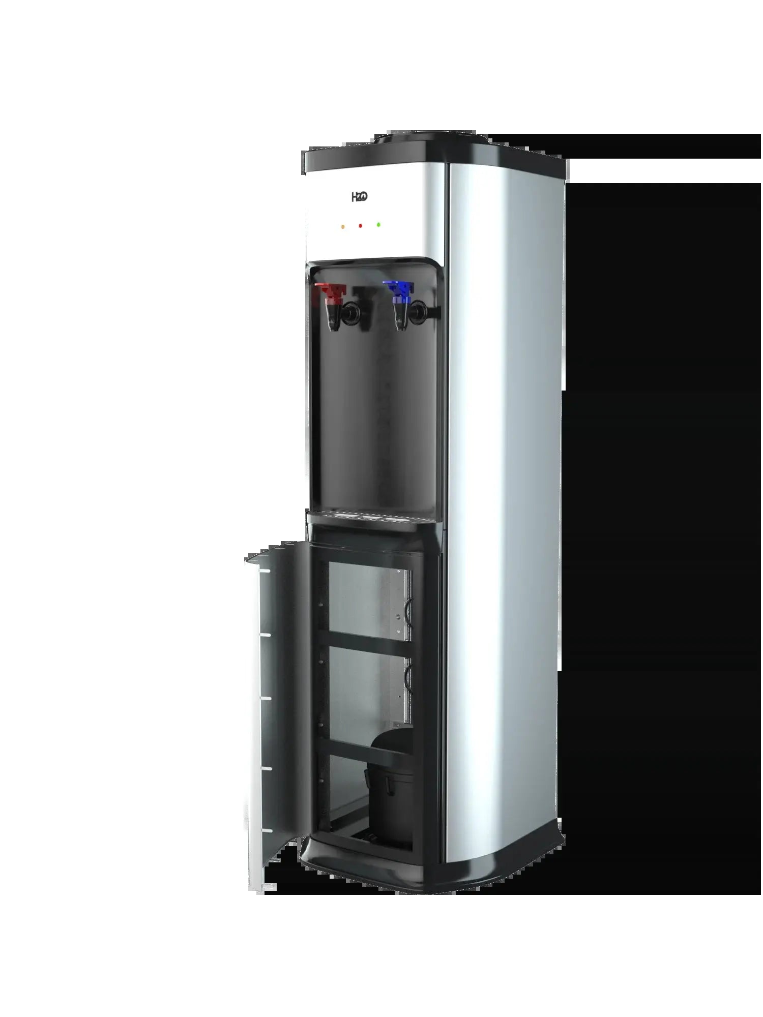 H2O-98 Top Load Water Dispenser in Black, Providing 40-48° F Cold Water, H2O, 40.5 Inch Height | Fridge.com