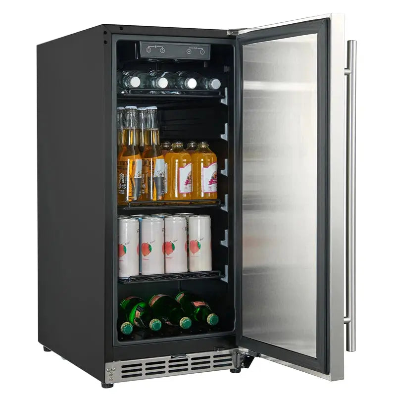 HCK 90 Cans (12 Oz.) Outdoor Rated Built-In Beverage Refrigerator | Fridge.com