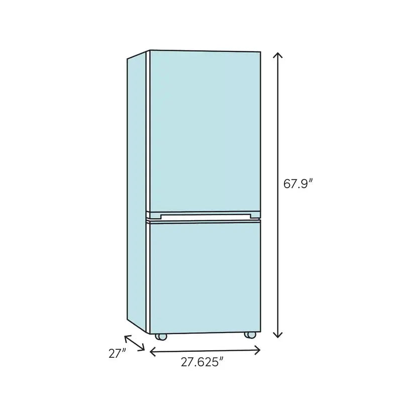 Haier 28" Counter Depth Bottom Freezer ENERGY STAR 15 Cu. Ft. Refrigerator | Fridge.com