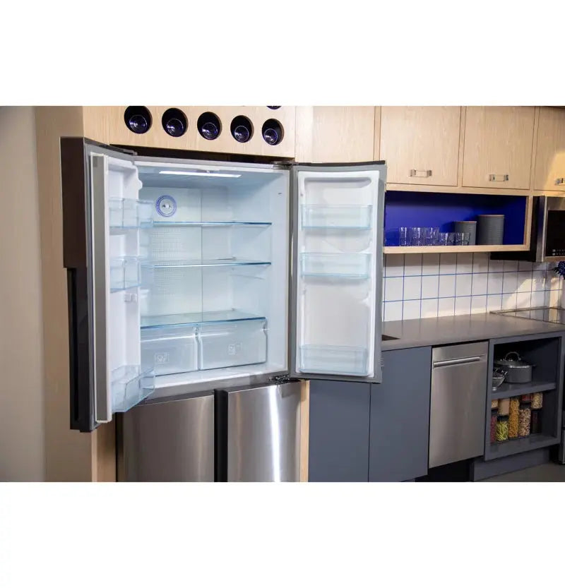 Haier 33" 16.4 Cubic Feet Energy Star Smudge-Resistant Built-In Bottom Freezer Refrigerator | Fridge.com