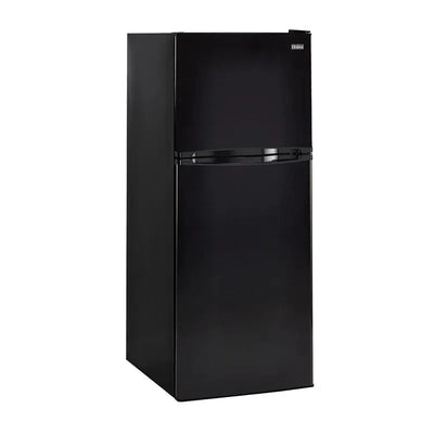 Haier Small Space Kitchen Appliances 24" 9.8 Cubic Feet Smudge-Resistant Top Freezer Refrigerator | Fridge.com