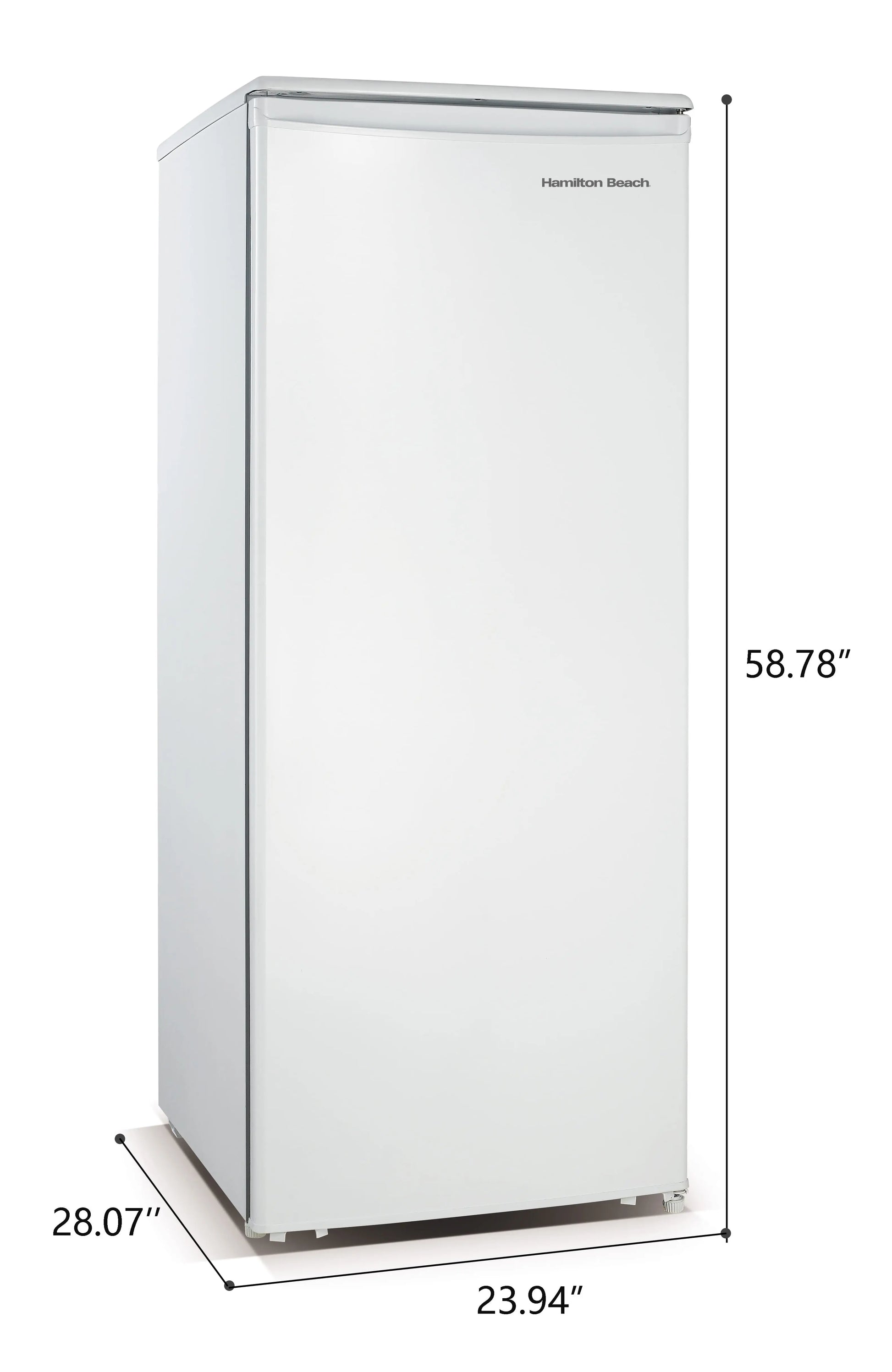 Hamilton Beach, 10.1 Cu. Ft. Upright Freezer, White, HBFRF1010 | Fridge.com