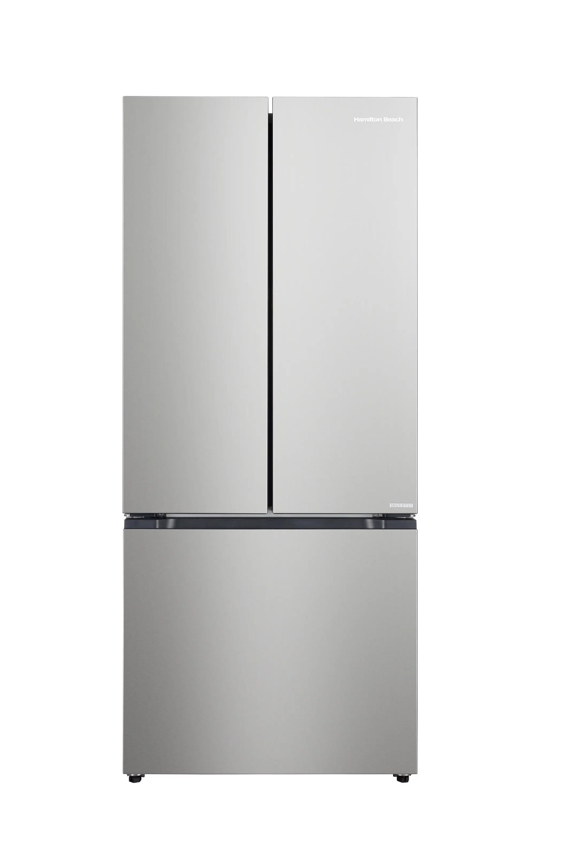 Hamilton Beach, 17.7 Cu. Ft. French Door Refrigerator, Freestanding Installation, Platinum Silver, HZ0771 | Fridge.com