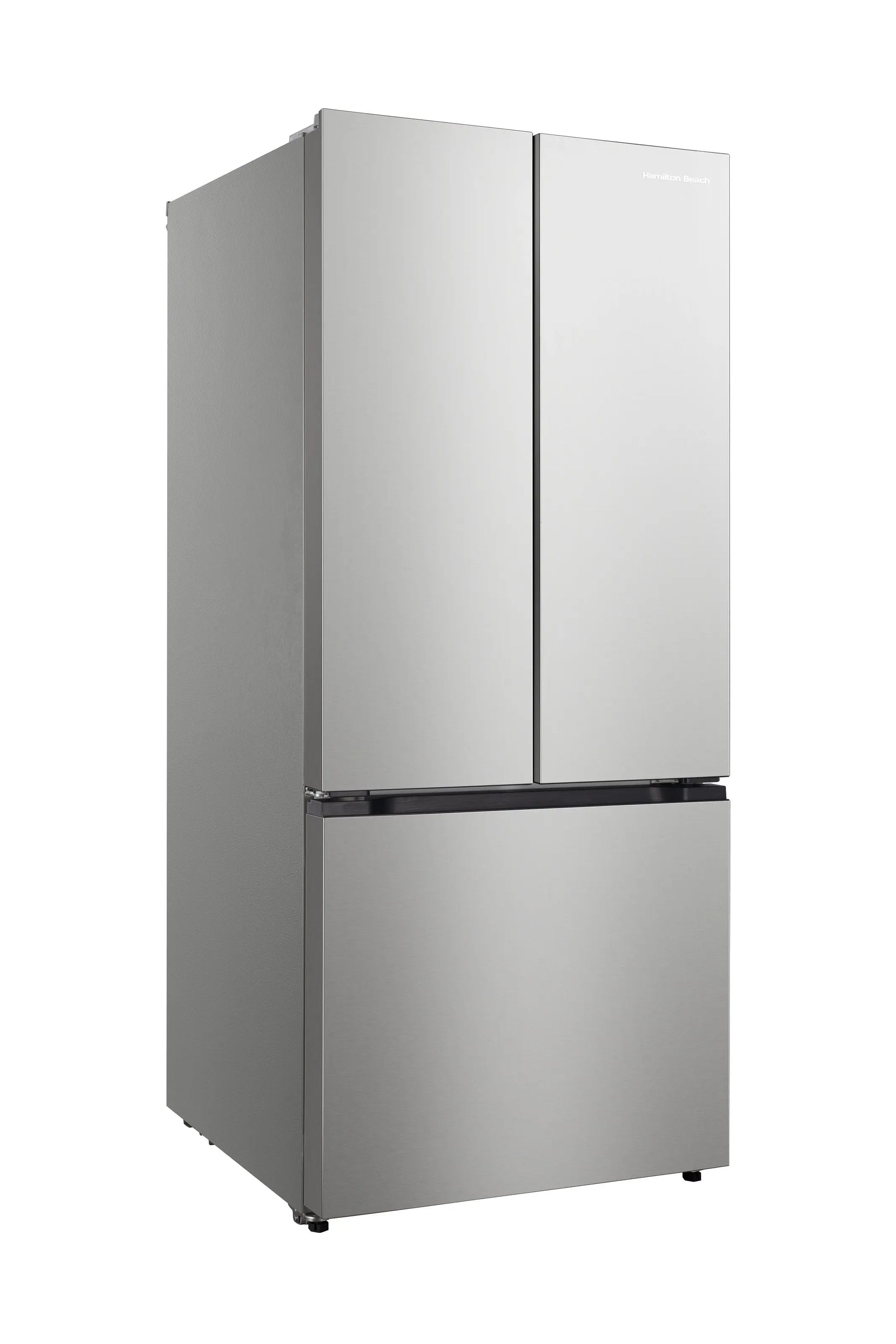 Hamilton Beach, 17.7 Cu. Ft. French Door Refrigerator, Freestanding Installation, Platinum Silver, HZ0771 | Fridge.com