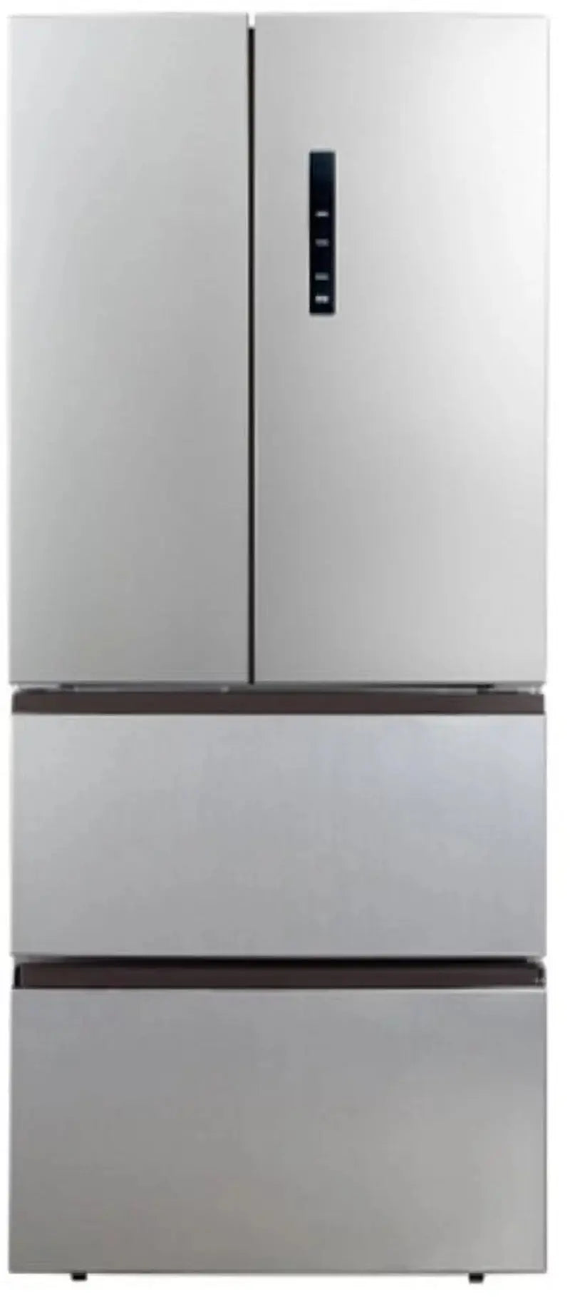 Hamilton Beach, 17.9 Cu. Ft. French Door Refrigerator, Freestanding Installation, Platinum Silver, 2 Freezer Doors, HZ4051 | Fridge.com