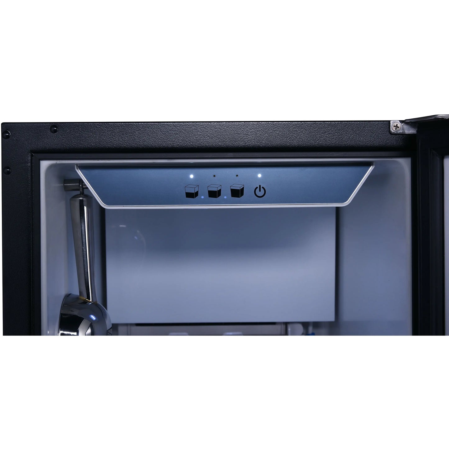 Hanover the Vault 15 In. Stainless Steel Undercounter Ice Maker with Reversible Door and Touch Controls | Fridge.com