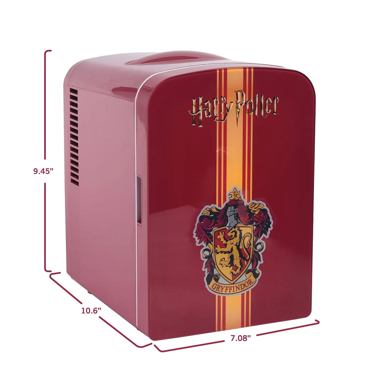 Harry Potter Red Gryffindor 4L 6 Can Cooler Mini Fridge | Fridge.com