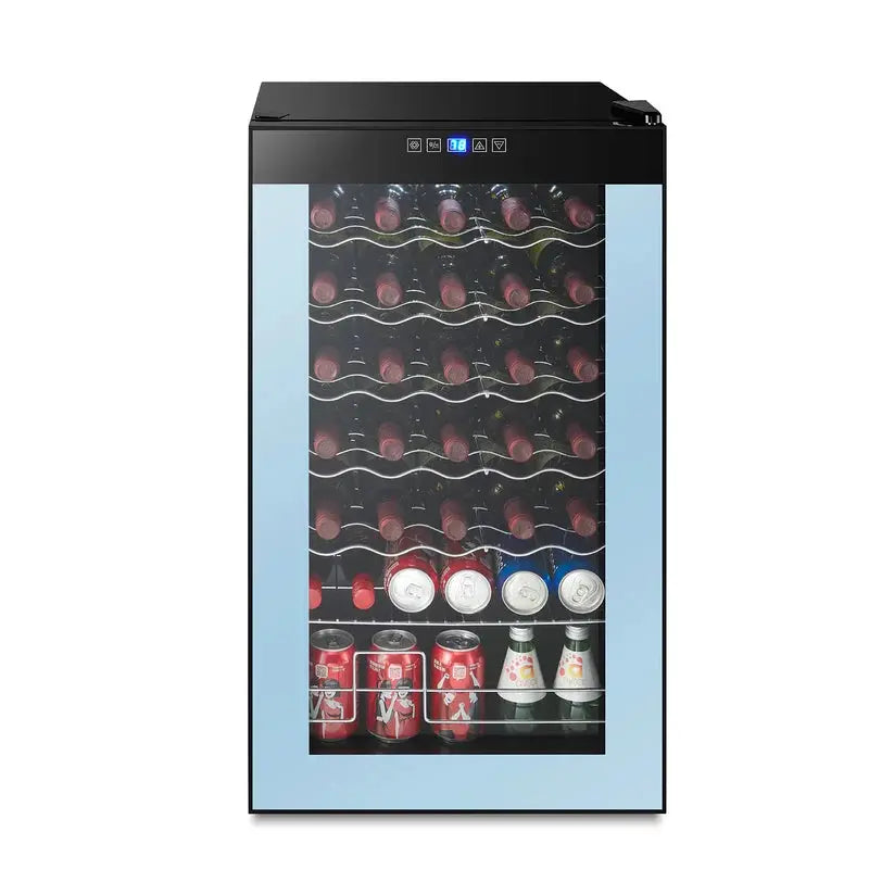 High Life 18.6'' 34 Bottle and 34 Can Single Zone Freestanding Wine & Beverage Refrigerator | Fridge.com