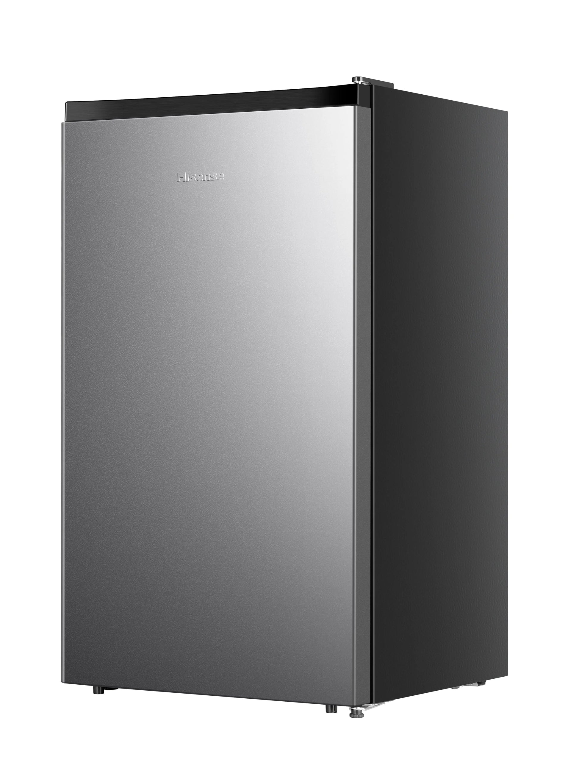 Hisense 4.4 Cu Ft Compact Refrigerator, Silver, Standard 18.7" Width, 1 Year Warranty, WMS044M6XVE | Fridge.com