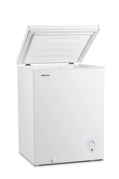 Hisense 5 cu ft Garage Ready Chest Freezer, White, 33.6" Height, 1 Year Warranty, WFC050M6XWD New | Fridge.com