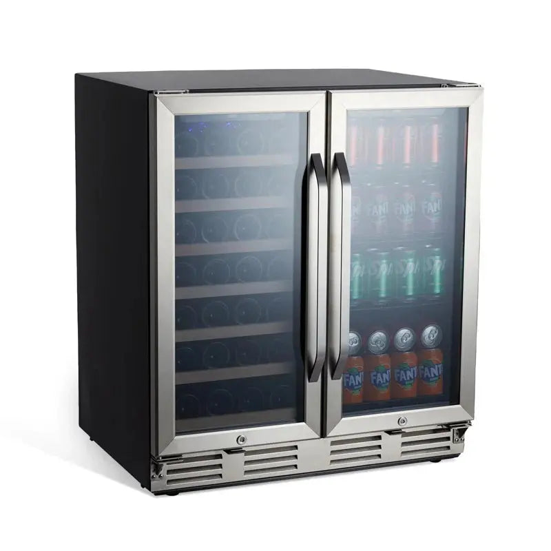 Homhougo 33 Cans (12 Oz.) 6.24 Cubic Feet Freestanding Beverage Refrigerator | Fridge.com