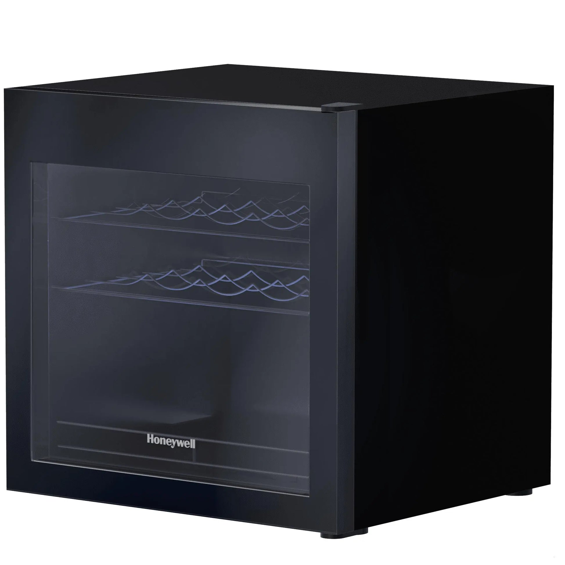 Honeywell 14 Bottle Compressor Wine Cooler Refrigerator, Compact Wine Cellar for Red, White, Champagne or Sparkling Wine, Digital Temperature Control, Glass Door | Fridge.com