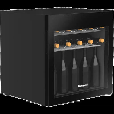 Honeywell 18.9'' 14 Bottle and Can Single Zone Free-Standing Wine & Beverage Refrigerator | Fridge.com