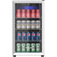 Honeywell Beverage Refrigerator and Cooler, 115 Can Mini Fridge with Glass Door for Soda Beer or Wine for Office or Bar with Adjustable Removable Shelving | Fridge.com