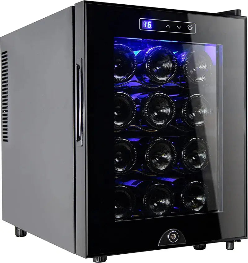 Hoomic 13.6'' 66 Bottle Single Zone Freestanding Wine Refrigerator | Fridge.com