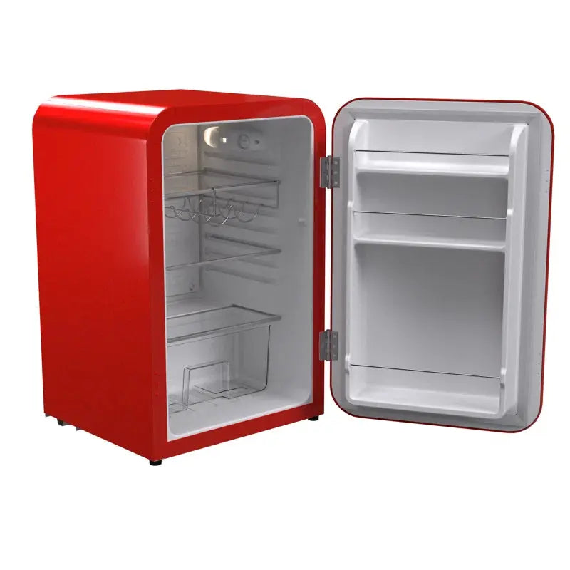 Husky Premium 106L Retro Style 3.74 Cu.Ft. Under-Counter Freestanding Mini Fridge | Fridge.com