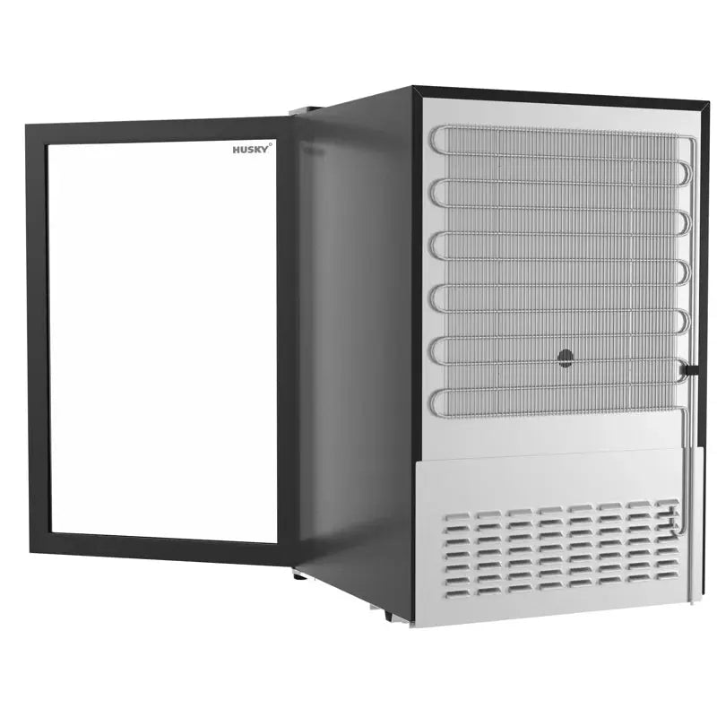 Husky Premium 131L Beverage Refrigerator 4.6 Cu. Ft. Freestanding Mini Fridge with Glass Door | Fridge.com