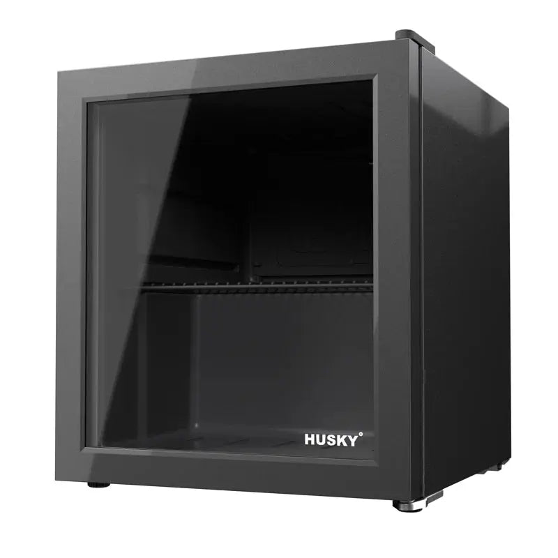 Husky Premium 46L Beverage Refrigerator 1.6 Cu. Ft. Freestanding Counter-Top Mini Fridge with Glass Door | Fridge.com