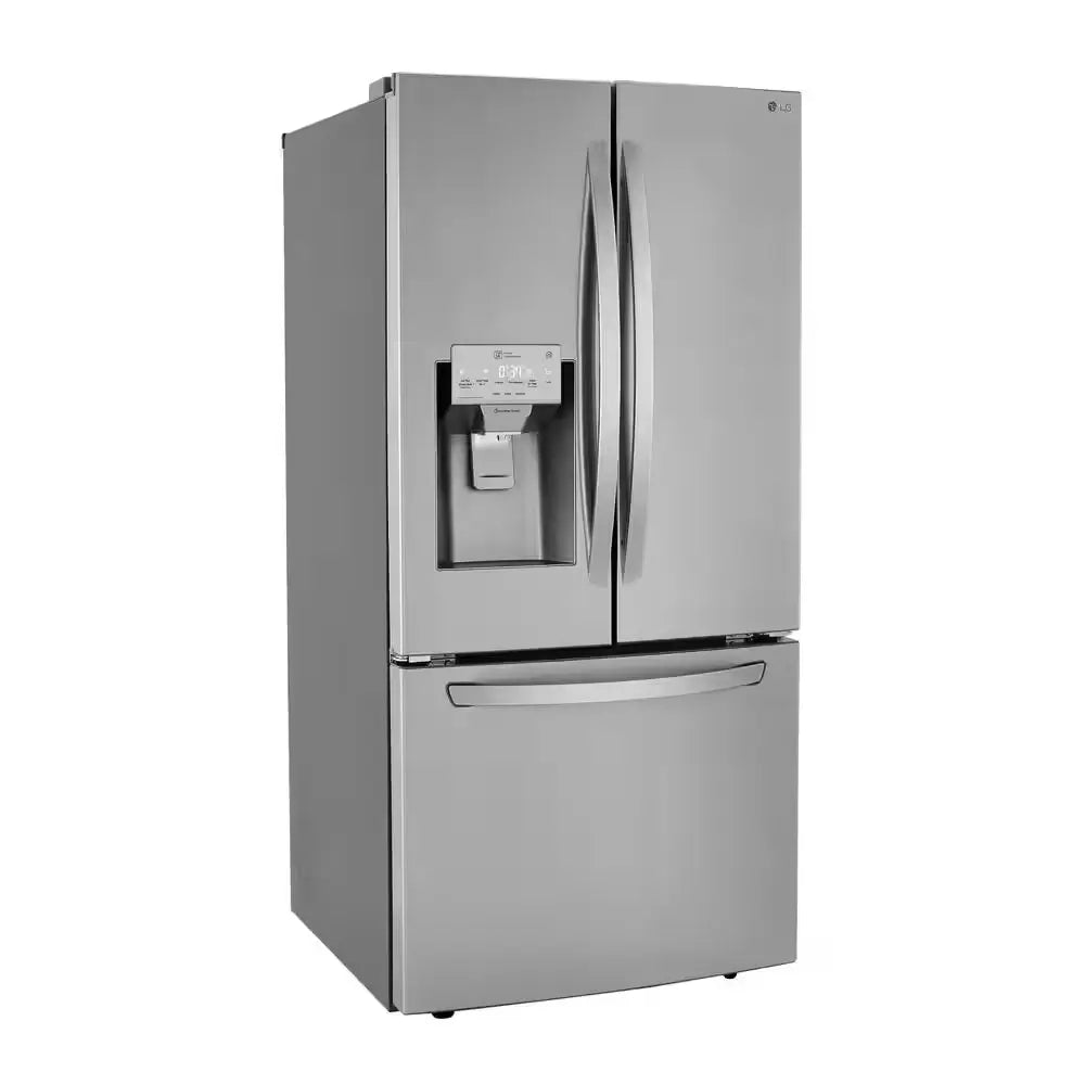 25 Cu. Ft. French Door Refrigerator W/ Ice and Water Dispenser and Smartdiagnosis in Printproof Stainless Steel | Fridge.com