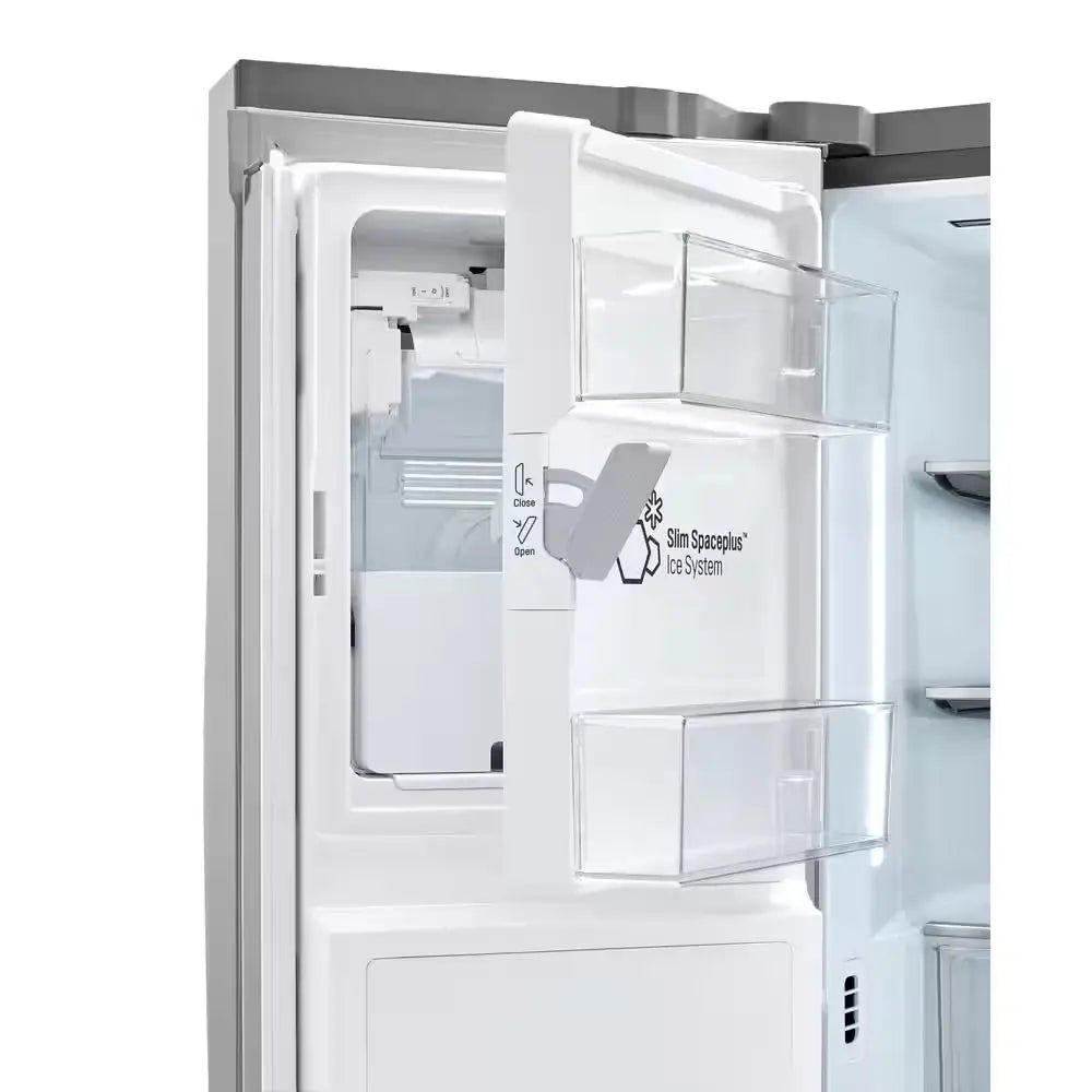 25 Cu. Ft. French Door Refrigerator W/ Ice and Water Dispenser and Smartdiagnosis in Printproof Stainless Steel | Fridge.com