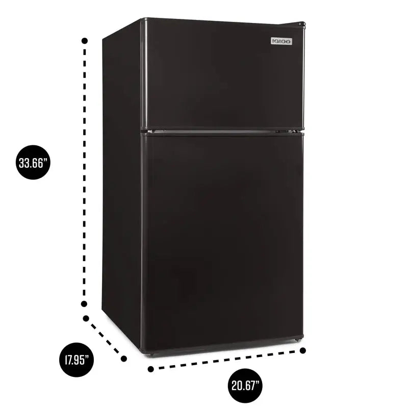 Igloo 22" 3.2 Cubic Feet Top Freezer Refrigerator | Fridge.com