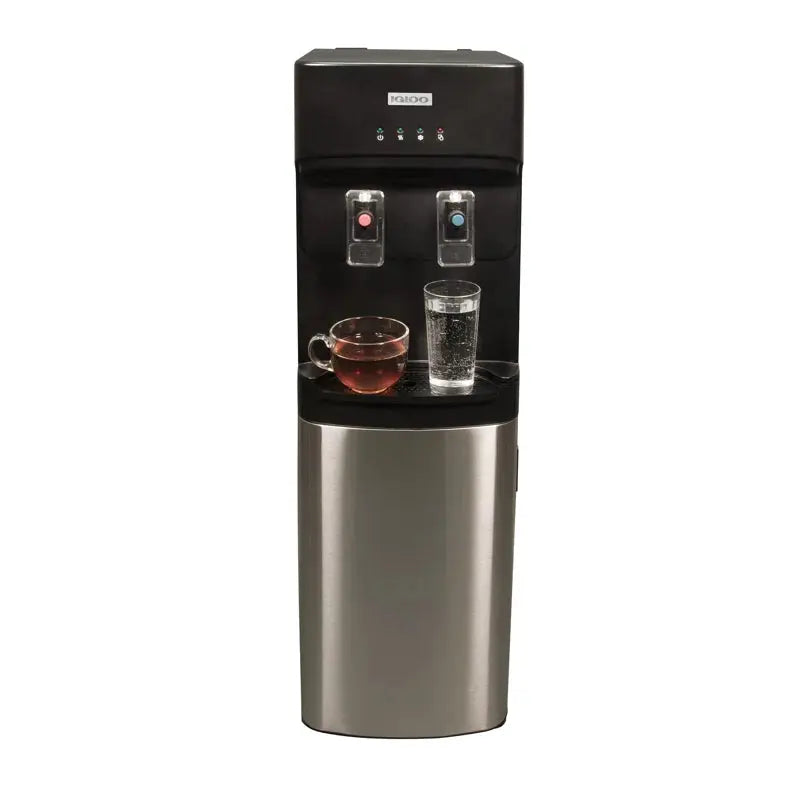 Igloo Black Free Standing Bottom Loading Electric Water Dispenser | Fridge.com