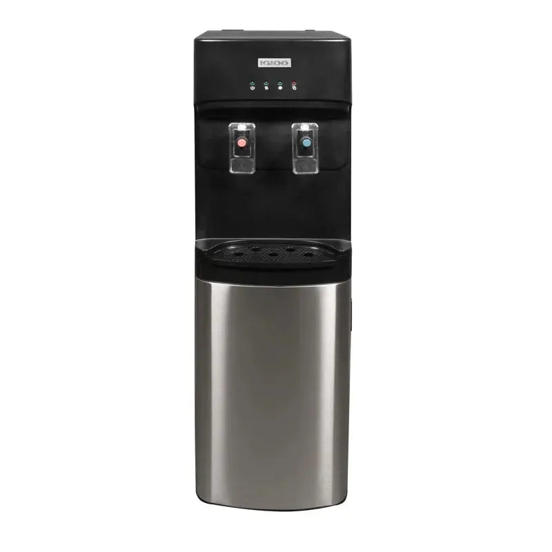 Igloo Black Free Standing Bottom Loading Electric Water Dispenser | Fridge.com