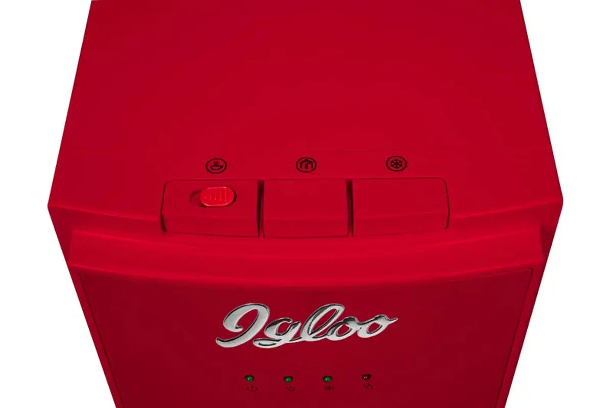 Igloo Retro Bottom Load Water Cooler Dispenser, Hot, Cold Water, Holds 3 or 5 Gallons | Fridge.com