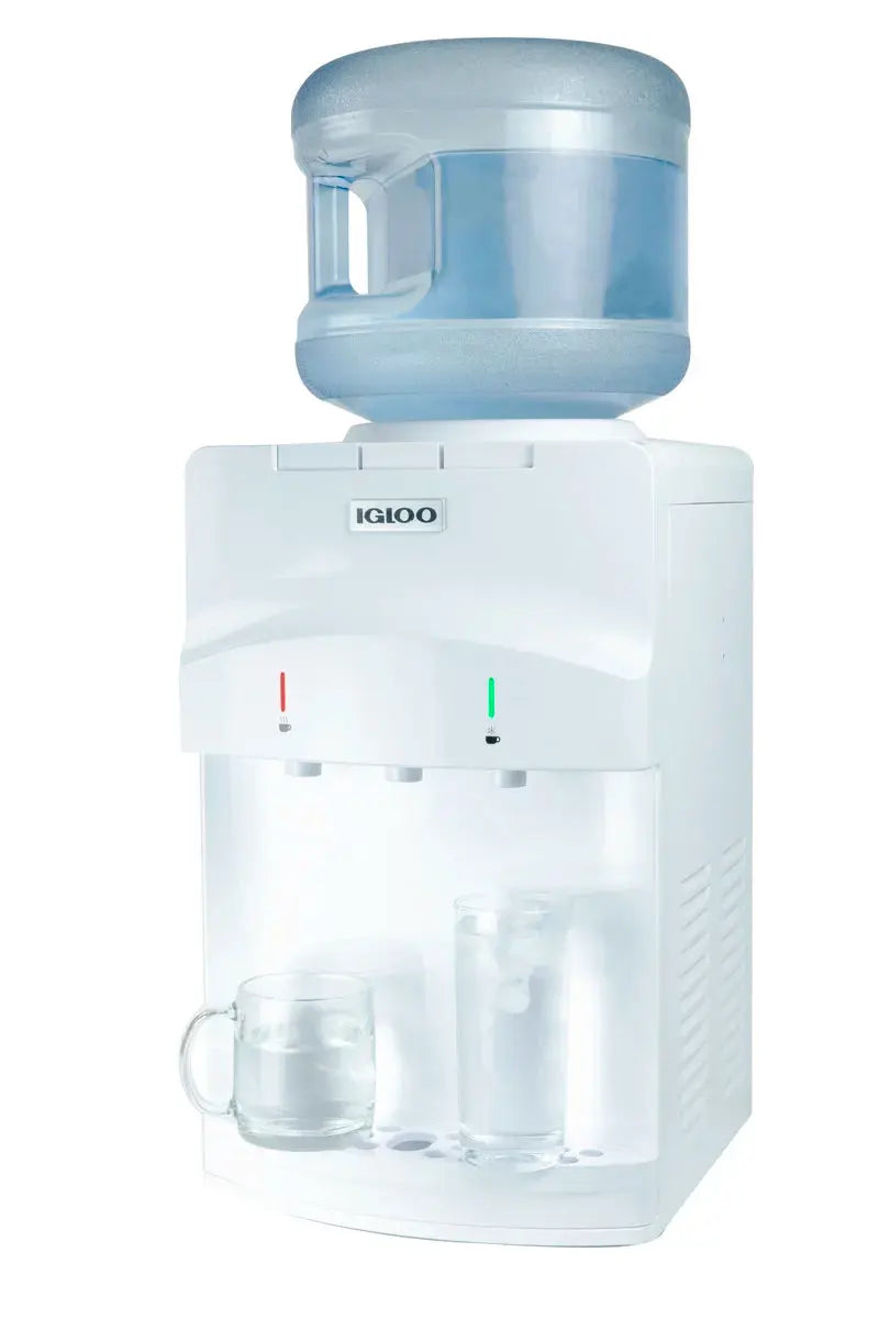 Igloo White Countertop Top Loading Water Dispenser | Fridge.com