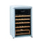 Iio 30 Bottle Freestanding Retro Wine Cooler with Wooden Shelves | Fridge.com