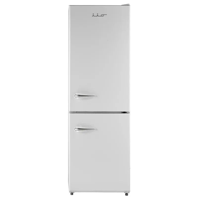 Iio Retro 24" 11 Cubic Feet Smudge-Resistant Bottom Freezer Refrigerator | Fridge.com