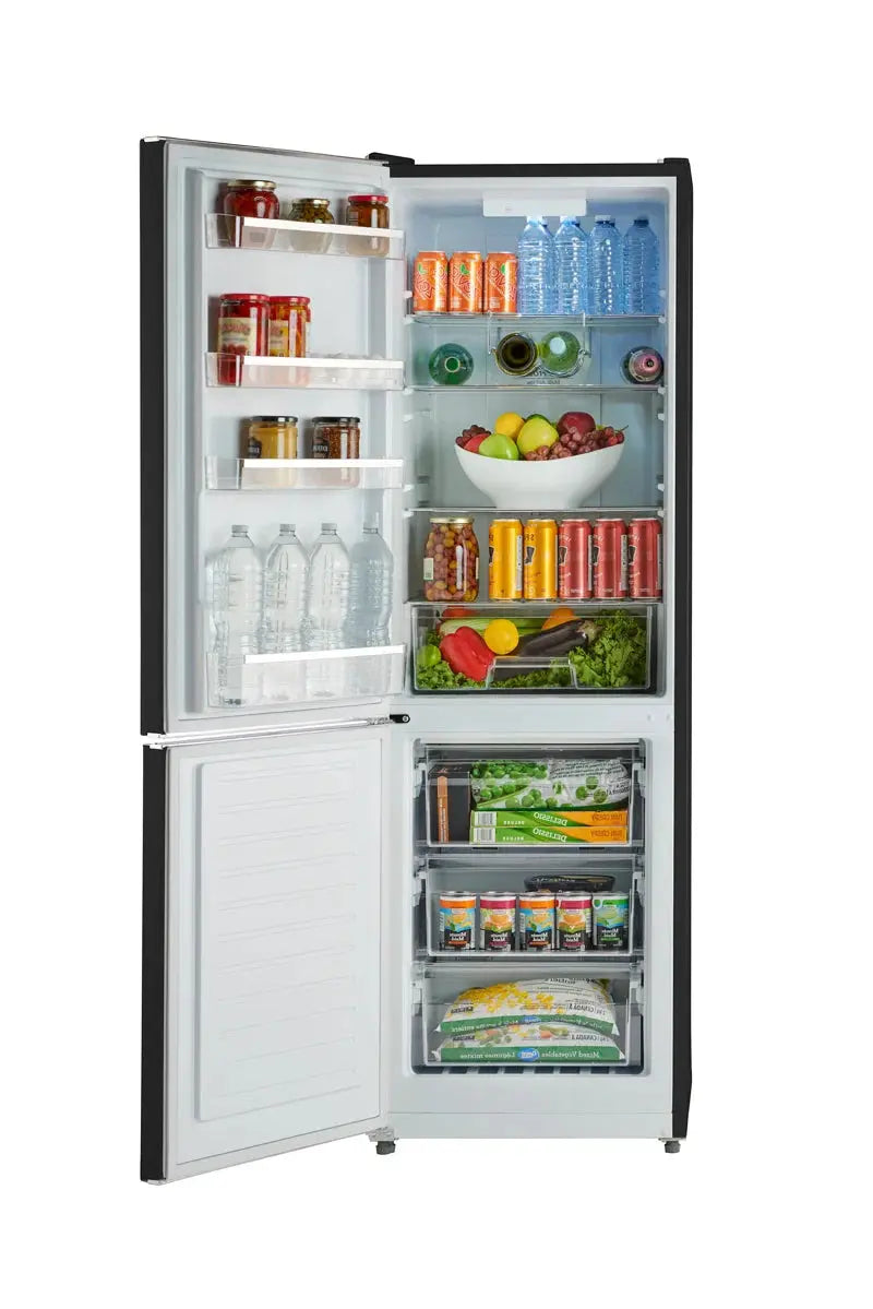 Iio Retro 24" 11 Cubic Feet Smudge-Resistant Bottom Freezer Refrigerator | Fridge.com