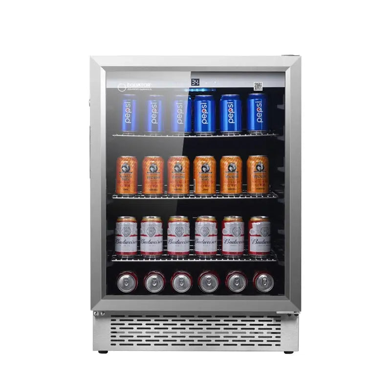 Equator 4.6Cf Built-In/Freestanding Outdoor/Indoor Refrigerator with 7 Color LED Lights | Fridge.com