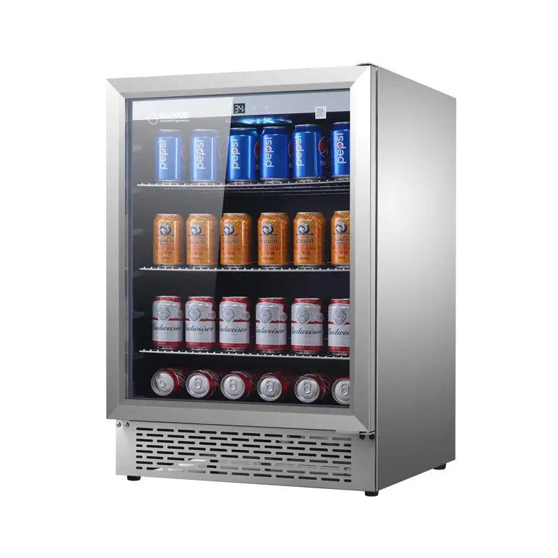 Equator 4.6Cf Built-In/Freestanding Outdoor/Indoor Refrigerator with 7 Color LED Lights | Fridge.com