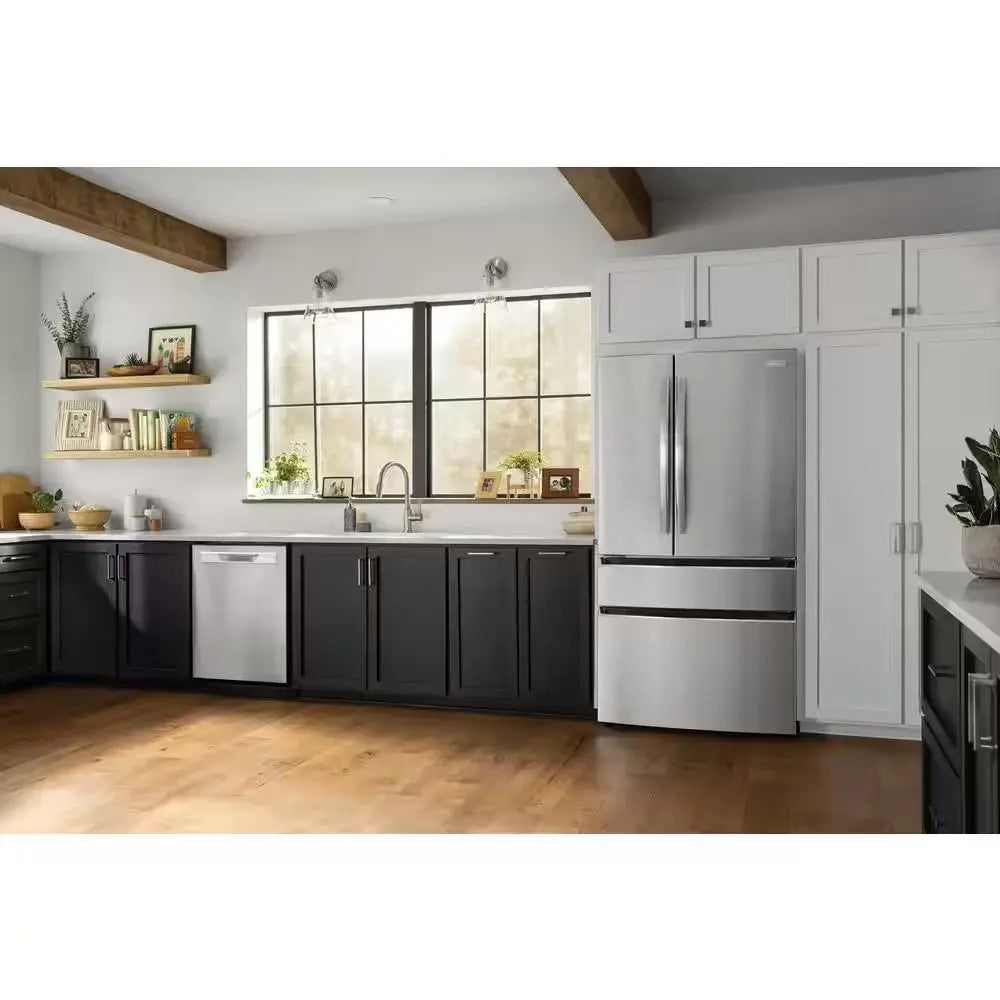 Gallery 36 In. 27.2 Cu. Ft. 4 Door French Door Standard Depth Refrigerator, Stainless Steel W/Internal Water Dispenser | Fridge.com