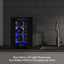 Ionchill 6-Bottle Wine Cooler, New Standard Door Mini Fridge with Wine Rack and Temp. Control, 9.75In | Fridge.com