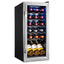 Ivation 13.6'' 18 Bottle Single Zone Freestanding Wine Refrigerator | Fridge.com