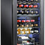 Ivation 19.4'' 33 Bottle Dual Zone Freestanding Wine Refrigerator | Fridge.com