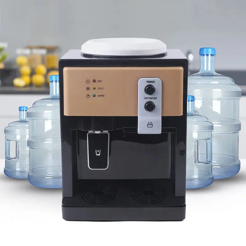 JOYDING Black Countertop Top Loading Electric Water Dispenser | Fridge.com