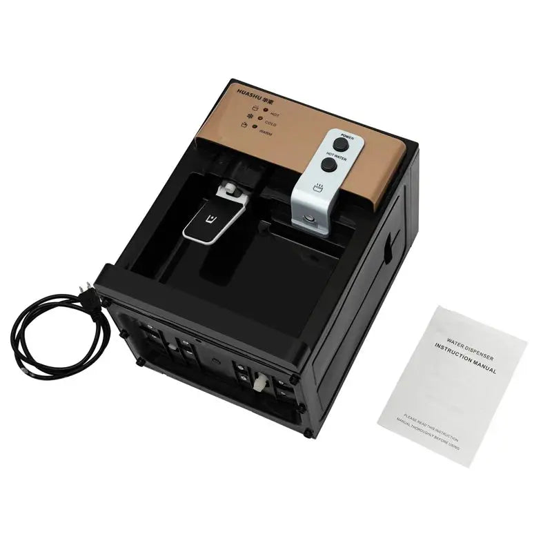 JOYDING Black Countertop Top Loading Electric Water Dispenser | Fridge.com