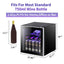 KELIVOL 17.7'' 8 Bottle Single Zone Freestanding Wine Refrigerator | Fridge.com