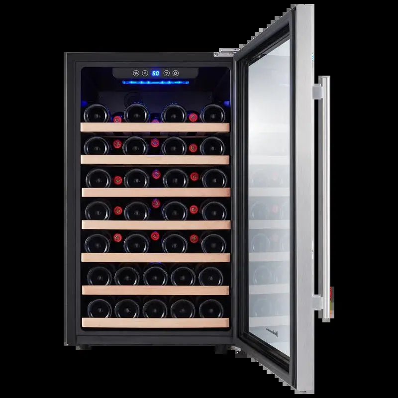 Kalamera 19.3'' 50 Bottle Single Zone Freestanding Wine Refrigerator | Fridge.com