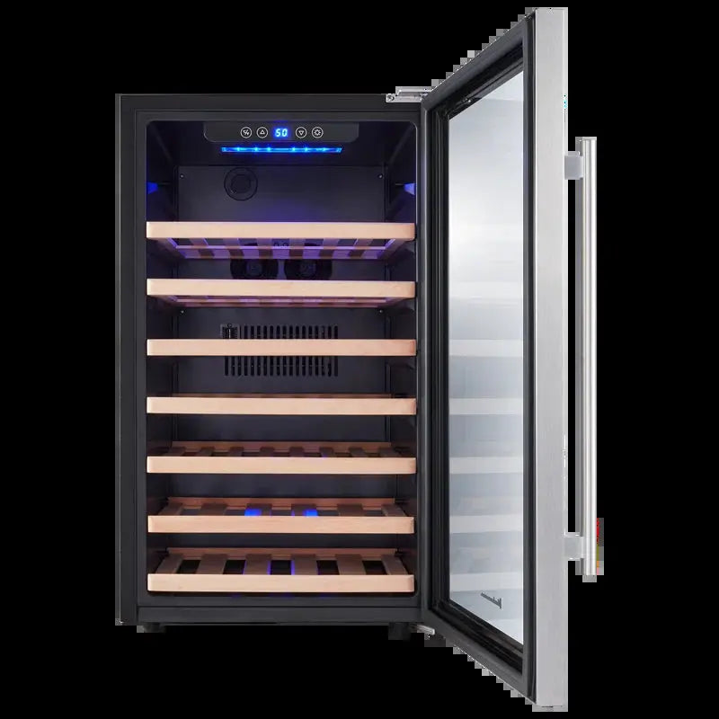 Kalamera 19.3'' 50 Bottle Single Zone Freestanding Wine Refrigerator | Fridge.com